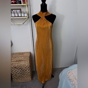 Absolutely stunning golden orange dress size large